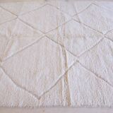 Tapis Blanc Beni Ourain - 297 x 224 cm