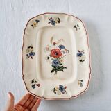 Sarraguemines&digion porcelain serving plate agreste model 1920