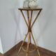 Rattan plant stand