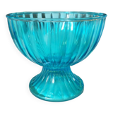 Coupe en cristal bleu