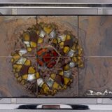 Belarti Ceramic tile Table set of 3 Belgian 1970s