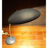 Vintage saucer desk lamp, 50's.