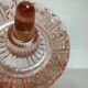 Old pink ring glassware from Scailmont Belgium