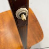 Lampadaire Art Déco avec verre laiteux et table d'appoint, Thonet, années 1950 – Czechos