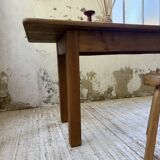 Walnut farmhouse table 2.10m from the 50s