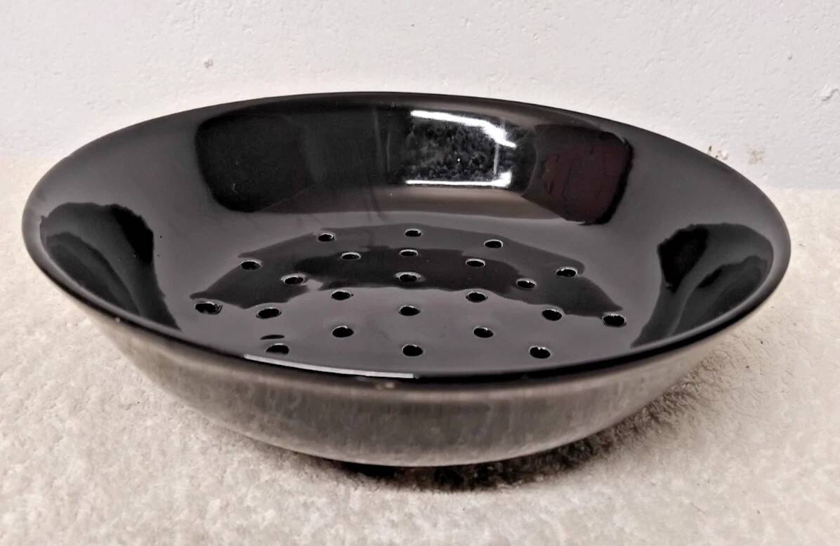 Old Drainer / Colander and Its Ceramic Dish