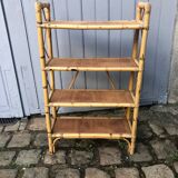 Vintage bamboo shelf