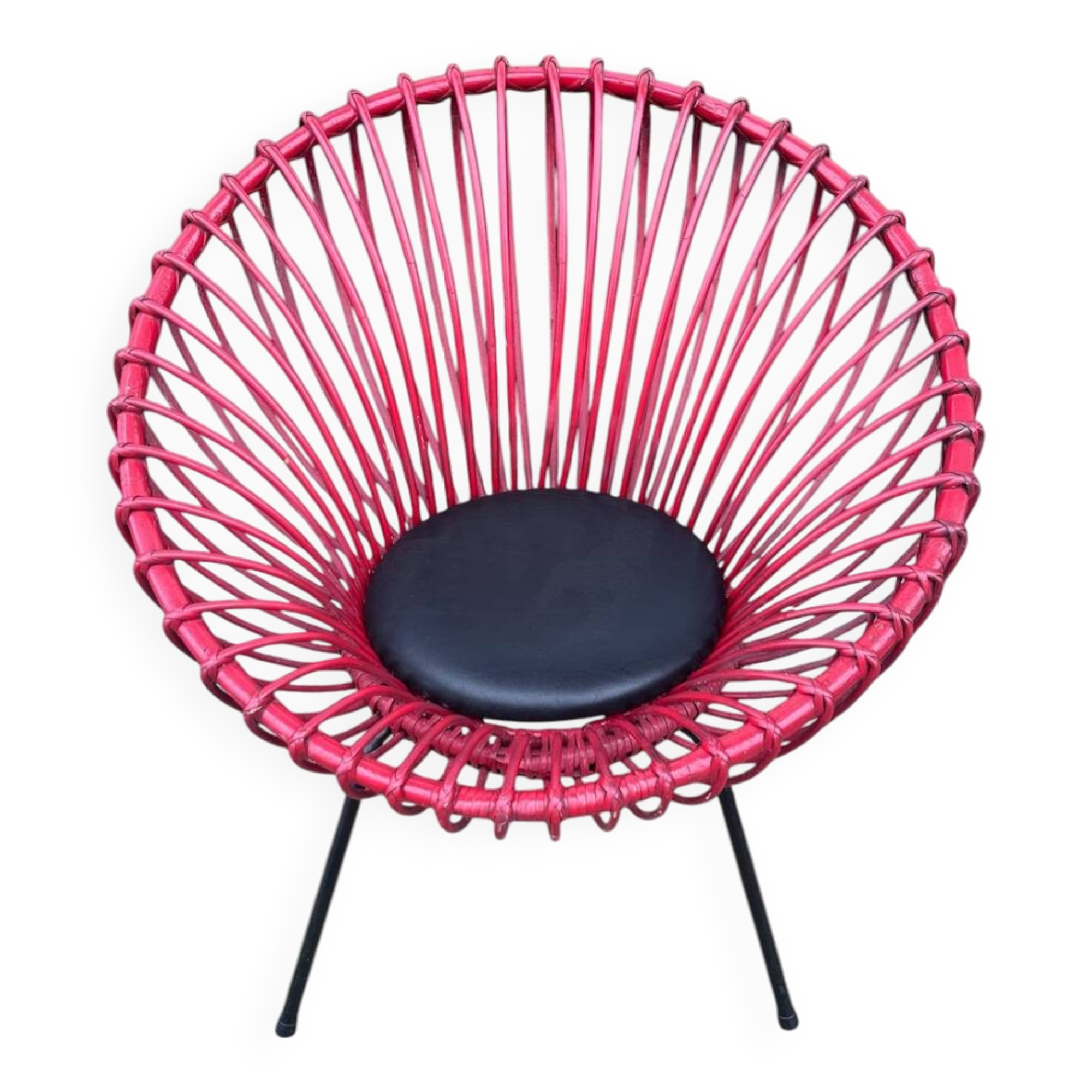 Rattan armchair