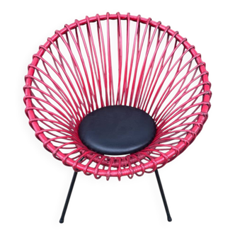 Rattan armchair
