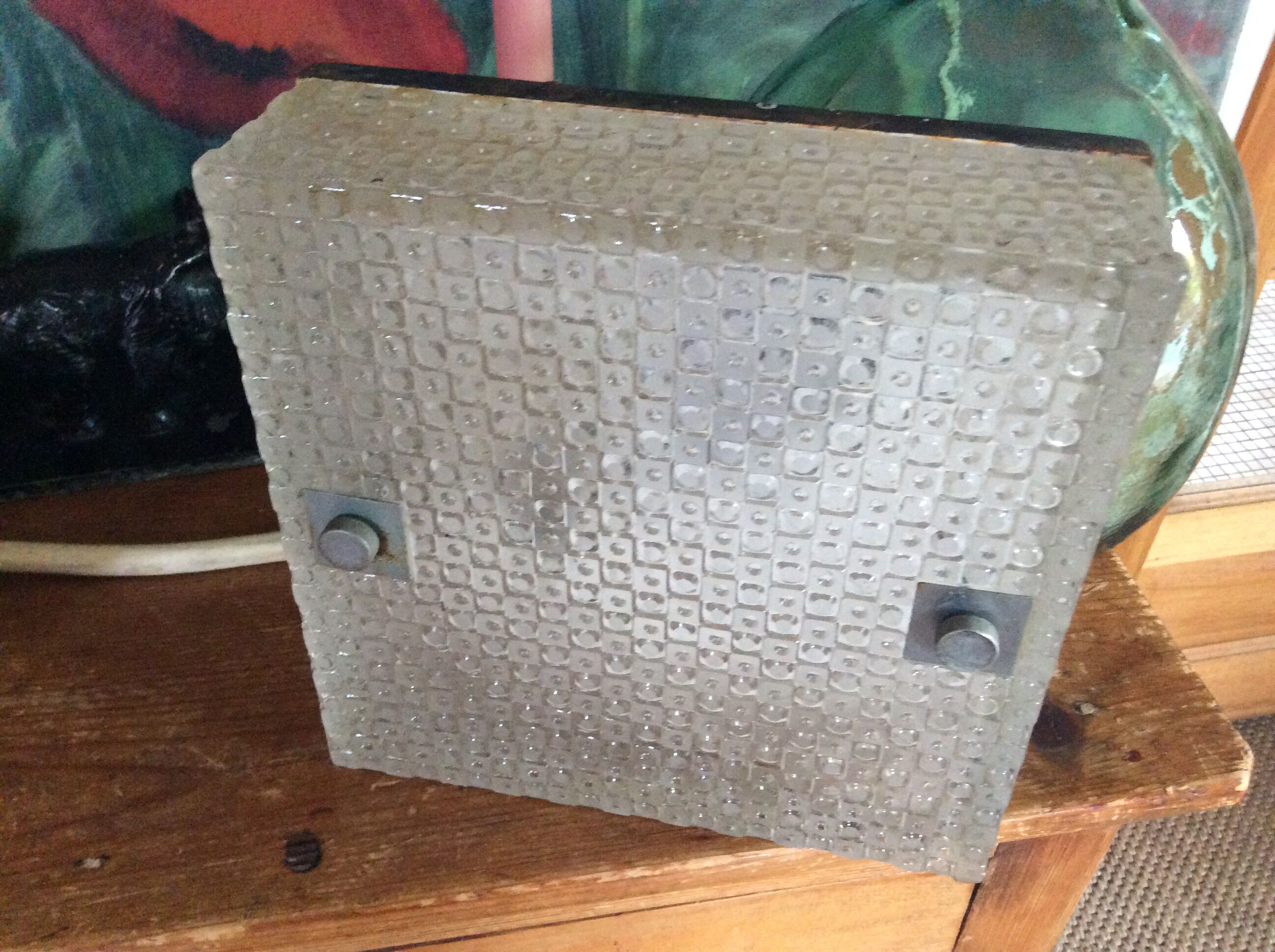 Vintage square applique