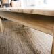 Wooden coffee table