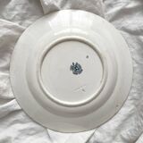 Round ironstone dish “Marie Louise” Saint Amand and Hamage