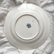 Round ironstone dish “Marie Louise” Saint Amand and Hamage