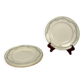 Set of 4 Longwy plates, Loridan model, early 20th century.