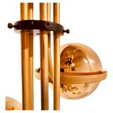 1960s golden Reggiani chandelier