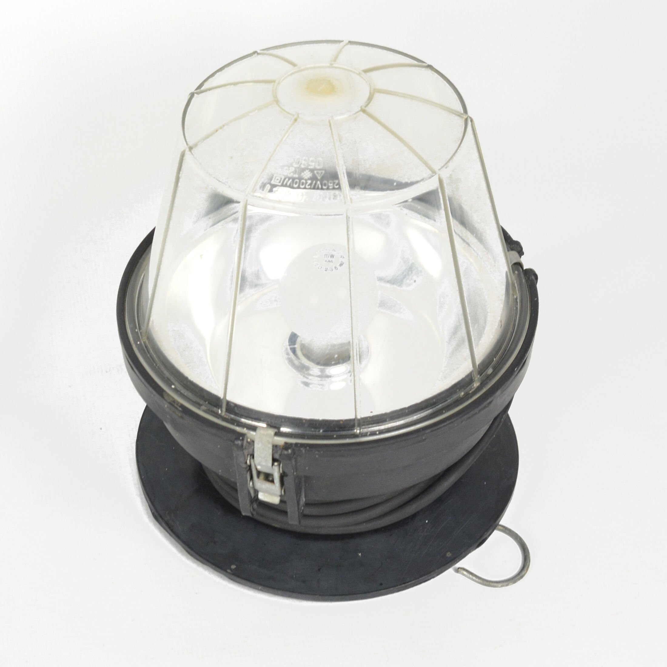 Lampe de jardin industriel Storch Leuchten Allemagne années 1970