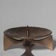 Brutalist Massive Bronze Candle Holder, 1960s