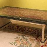 20th Century Italian Polychromed Rectangular Marble Coffee or Cocktail Table