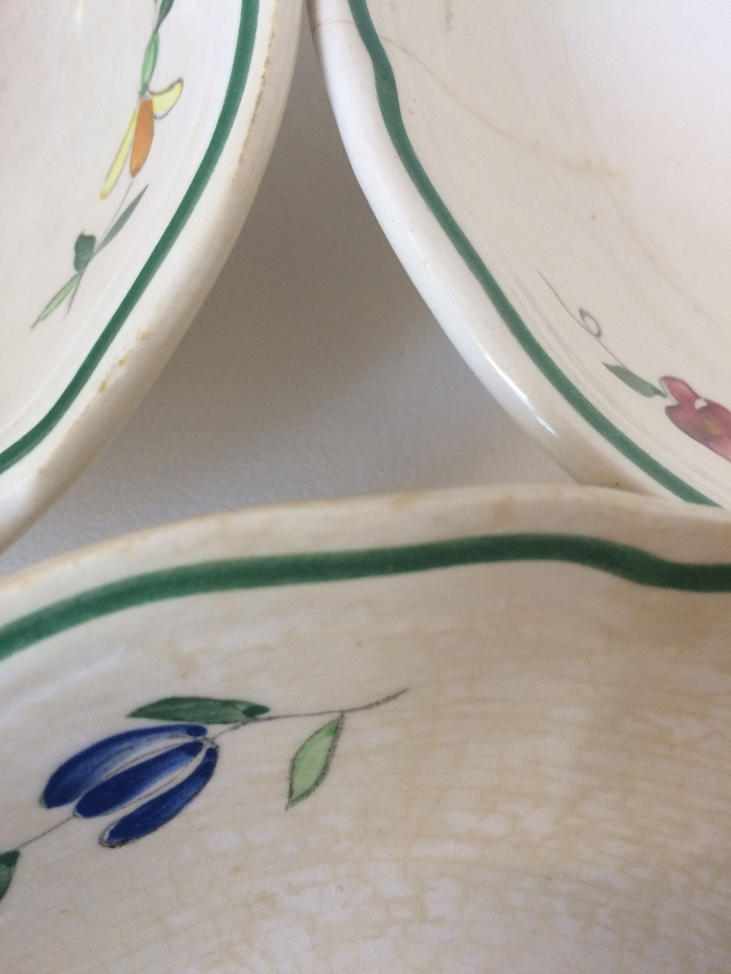 Trio of bowls faïence de Longchamp