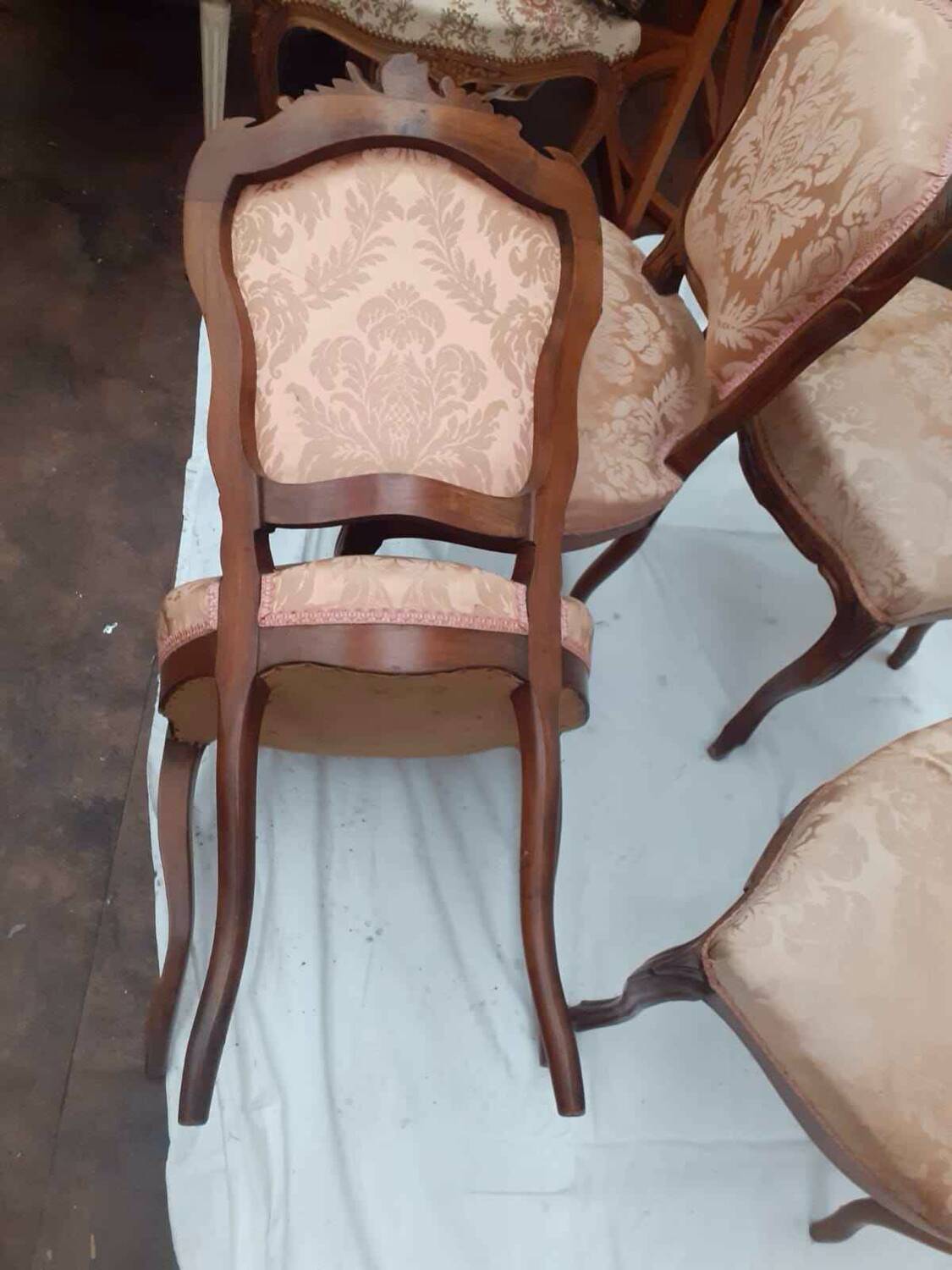 4 Louis XV style chairs