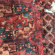 Carpet 19th century former Turkmen Ersari handmade 205 X 288 CM