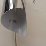 Pair of 70s/80s bidirectional chrome wall lights