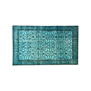 tapis bleu  278x170cm