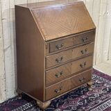 English secretary from the 1950s in mahogany