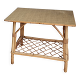 Rattan coffee table or side table