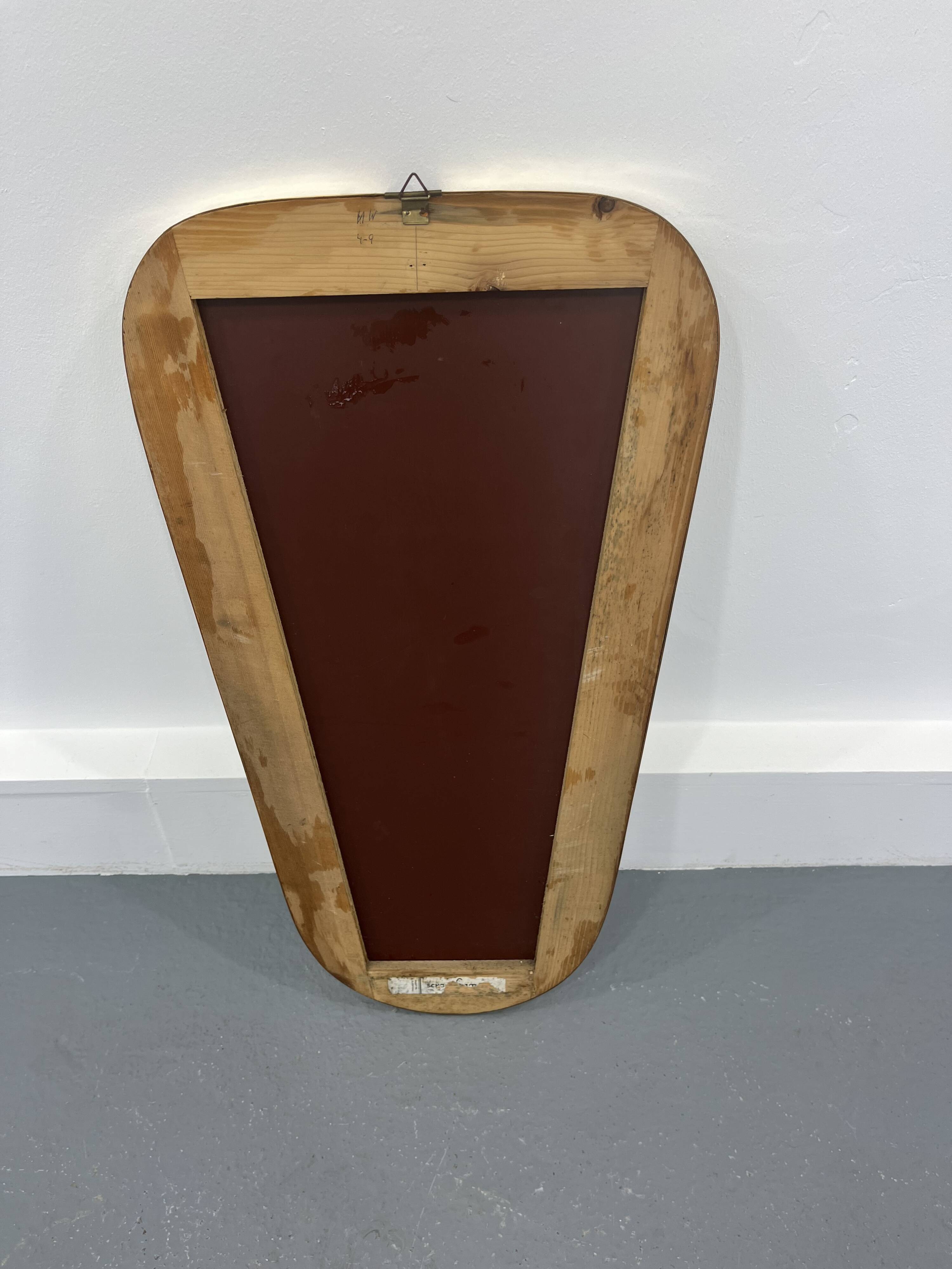 Rockabilly mirror 1970s 39x70cm