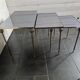 Vintage brass nesting table from the 60s