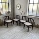 4 Scandinavian mahogany chairs