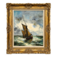 J.J. Coulon. "Marine Landscape." Oil on canvas.