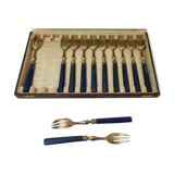 12 vermeil cake forks early twentieth century