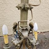 6-light bronze chandelier