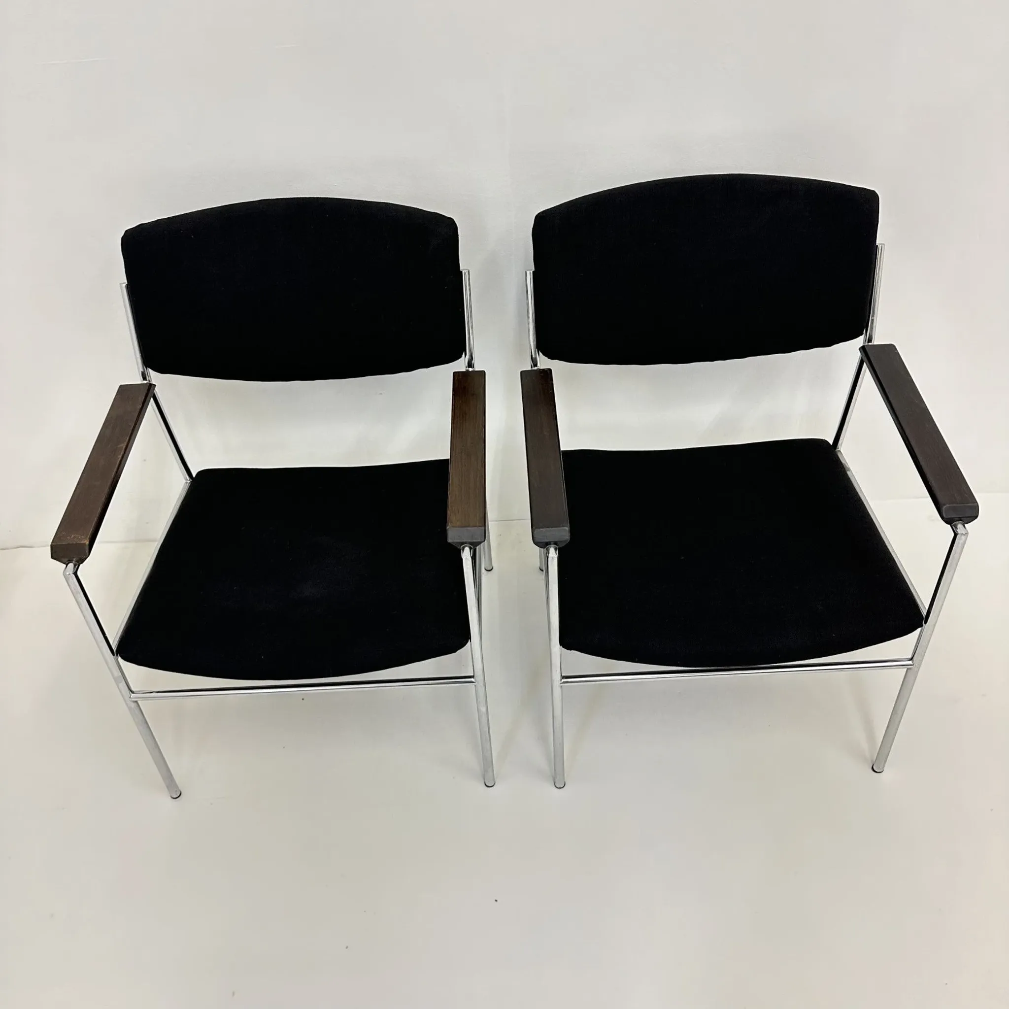 Gijs van der Sluis minimalist lounge chair, 1970s