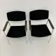 Gijs van der Sluis minimalist lounge chair, 1970s