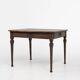 Table d'appoint rustique française du milieu du siècle en bois vers 1850
