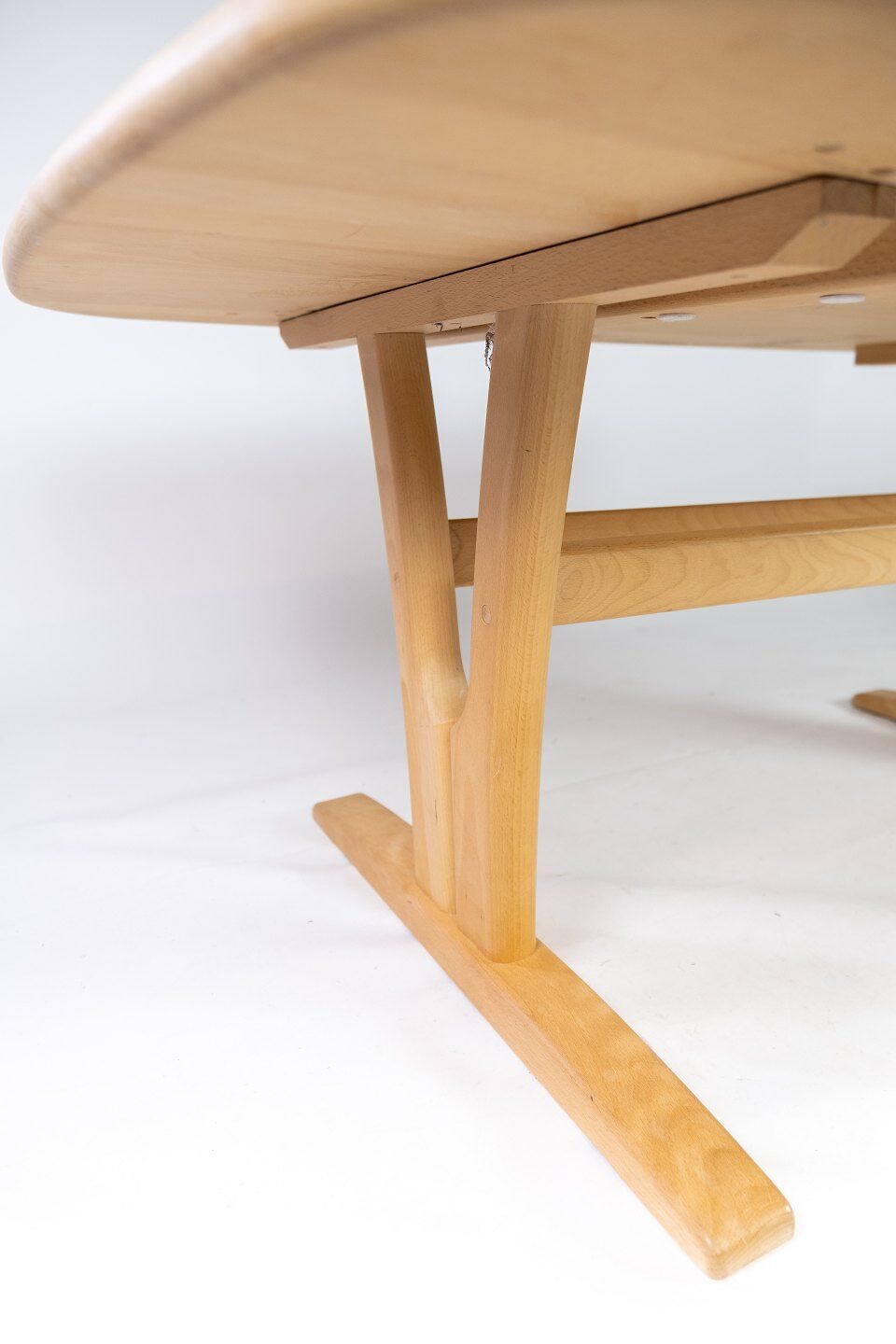 Coffee table in beech of danish design manufactured by Skovby Furniture factory in the 1960s.