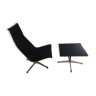 Ea116 lounger and its ottoman Ea125 Charles & Ray Eames for Herman Miller