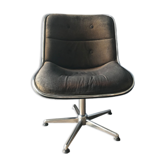 design armchair Charles Pollock, Knoll 60/70