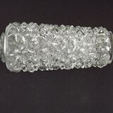 French vintage retro clear cut glass chandelier replacement shade