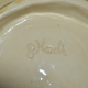 Bowl with decoration of lily signed KOCH - Provence, France - around 1970
