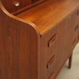 Teak secretary, Danish design, 1970s, production: Denmark