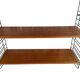 Scandinavian modular shelf Tomado Holland design metal and wood vintage 50's 60's