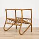 Vintage side table in rattan and bamboo – 1960s