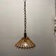Rattan vintage Light Pendants Set of 2 1960’s