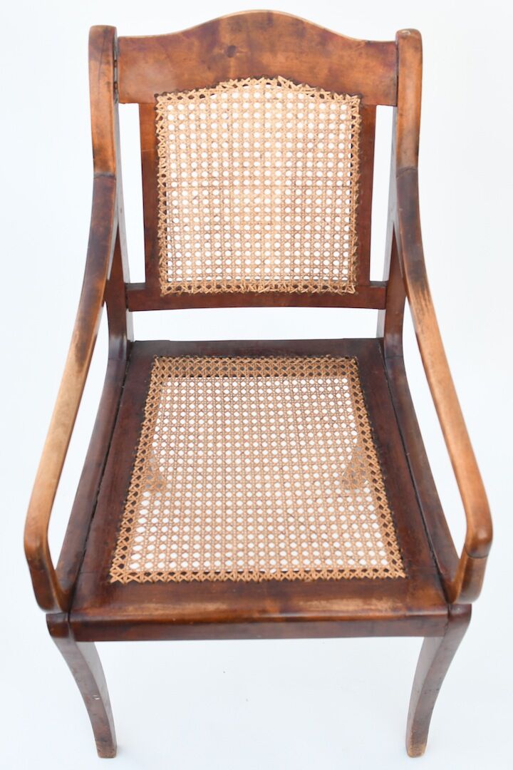 Fauteuil canné