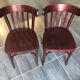 Paire de chaises bistrot vintage