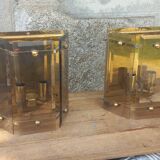 Pair of Pro Brennstelle designer wall lights from the 70s